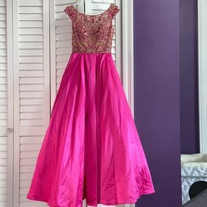 A Sherri Hill evening gown.